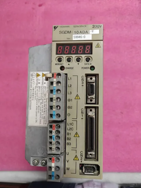 Yaskawa SGDM-10ADA-V + SGMGH-09ACA61 Motor & Drive Component — product photo 7 of 15