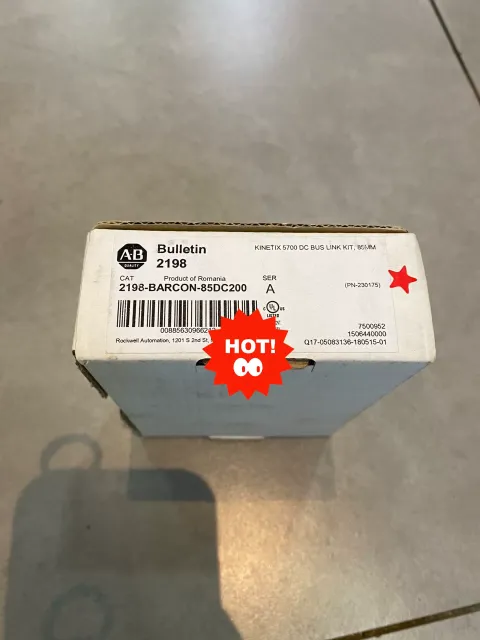 Allen-Bradley 2198-BARCON-85DC200 Series A Industrial Automation Component product photo 1