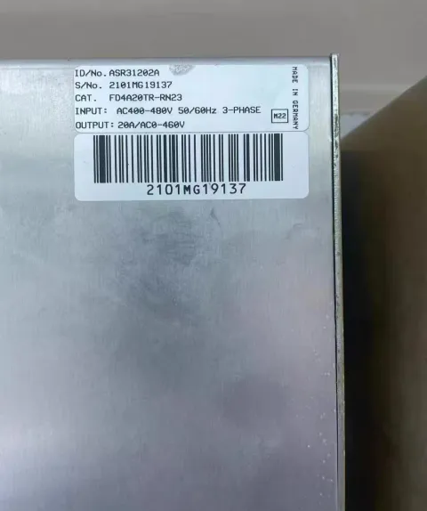 Baldor FD4A20TR-RN23 / ID No. ASR312002A Motor & Drive Component product photo 3