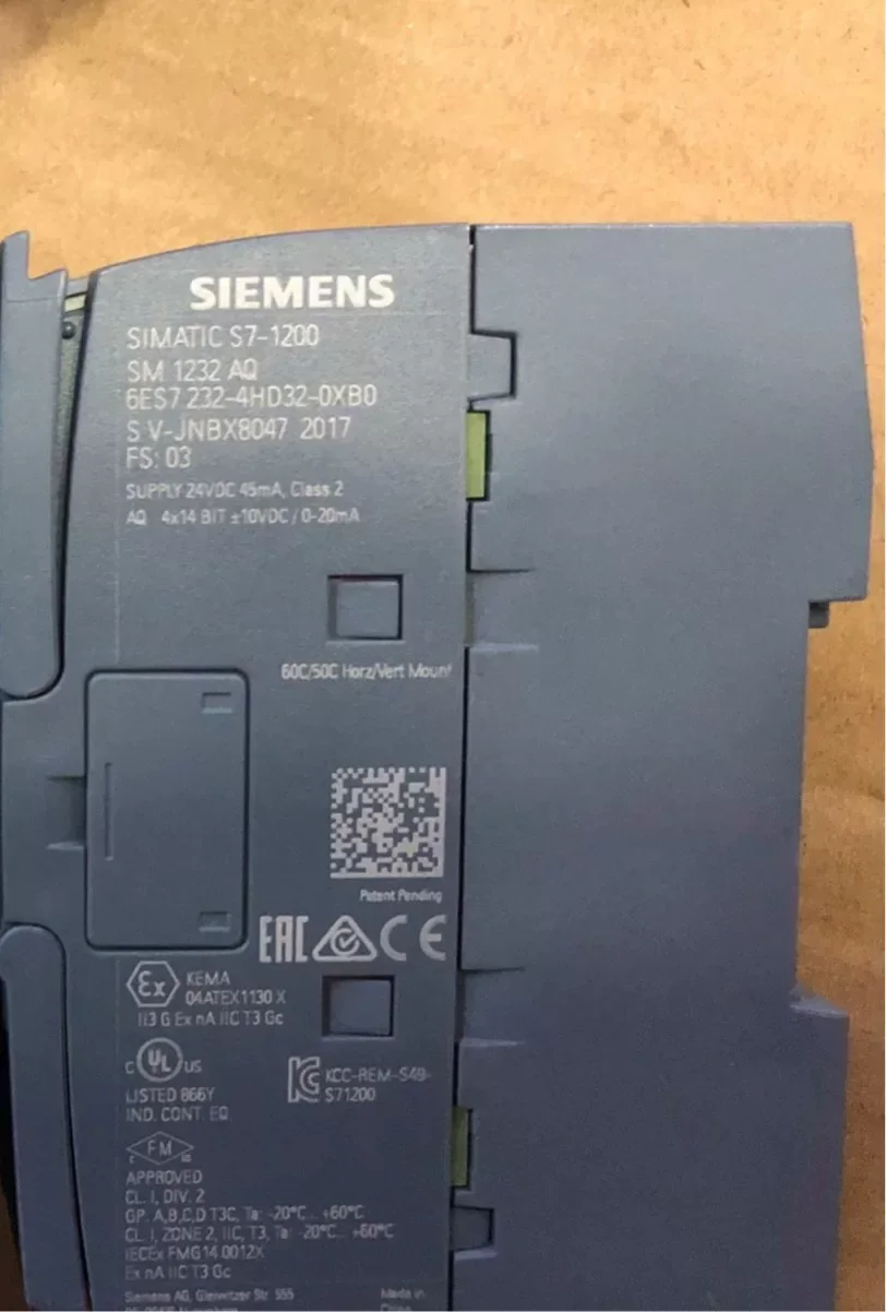 Siemens 6ES7232-4HD32-0XB0 Industrial Automation Component — product photo 1 of 6
