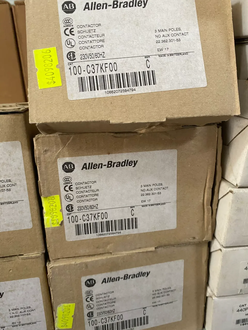 Unbranded Industrial 100-C37KF00 Industrial Relay product photo 1