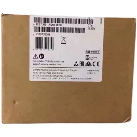 Siemens 6ES7 215-1AG40-0XB0 PLC Module product photo 2