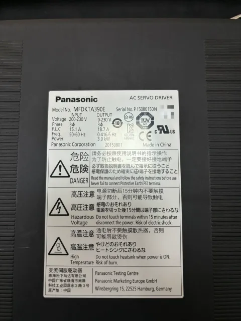 Panasonic MFDKTA390E Motor & Drive Component product photo 3
