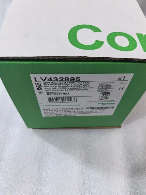Schneider Electric LV432895 / Compact NSX630H Micrologic 2.3 630A 3P3D Industrial Automation Component product photo 5