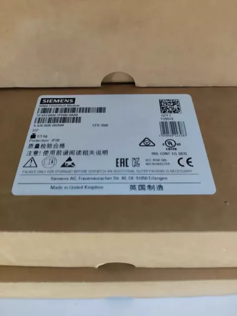 Siemens 6SE6400-1PB00-0AA0 Industrial Automation Component product photo 2