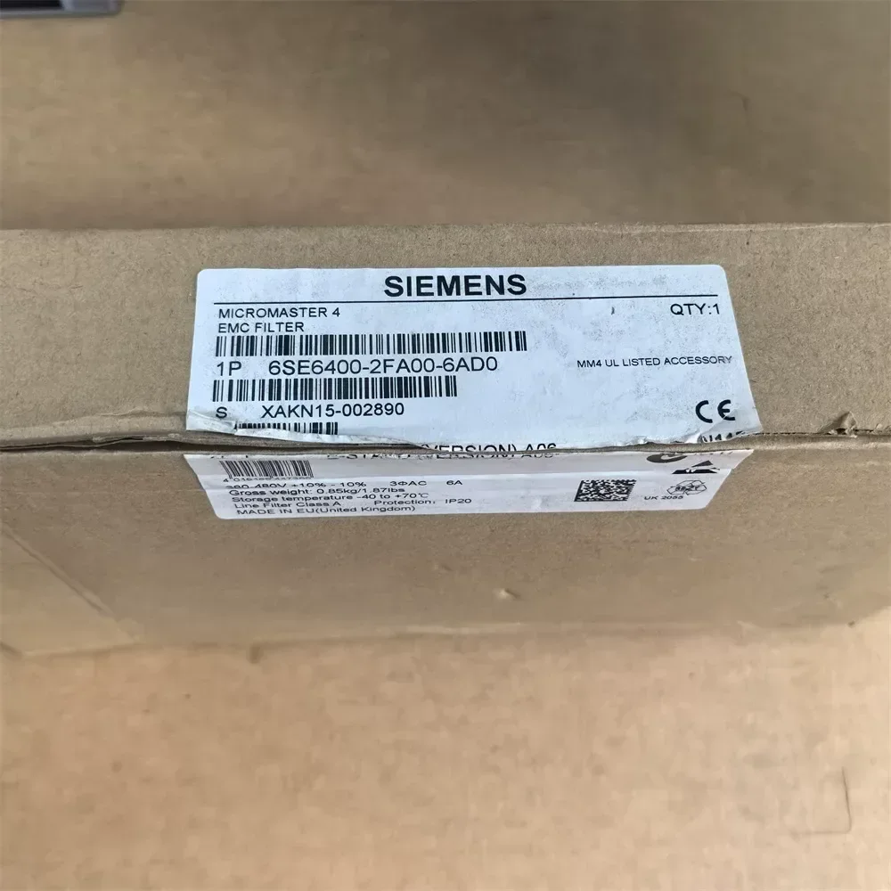 Siemens 6SE6400-2FA00-6AD0 Industrial Automation Component product photo 1