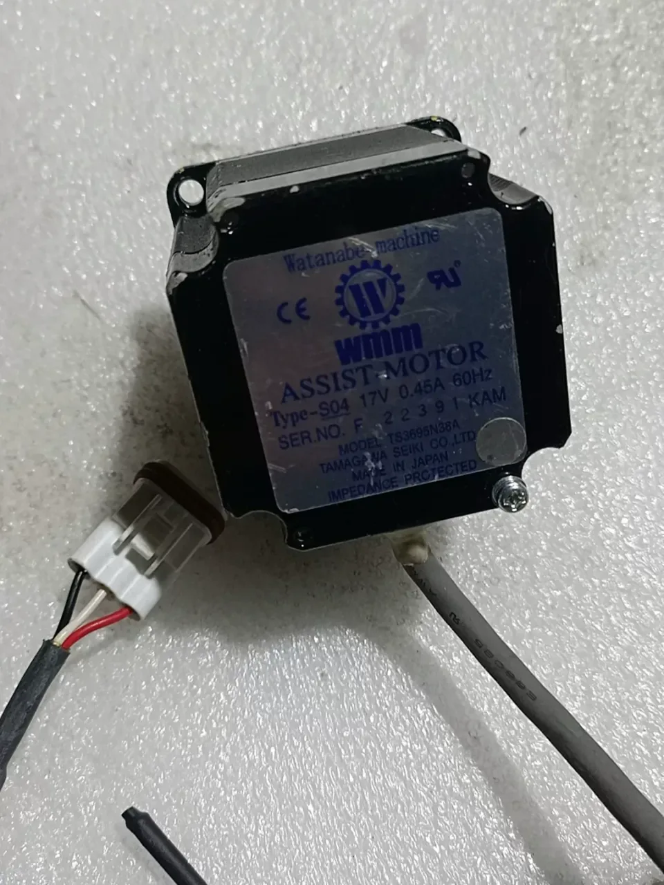 Tamagawa Seiki / Watanabe Machine TS3650N38A Motor & Drive Component product photo 1