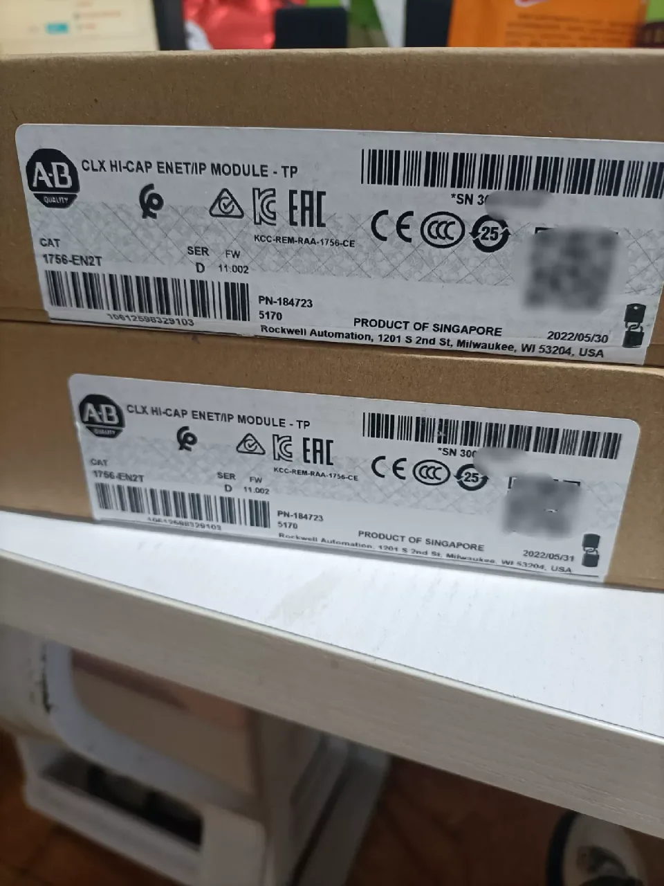 Allen-Bradley / Rockwell Automation 1756-EN2T / Series D Industrial Control Board product photo 1