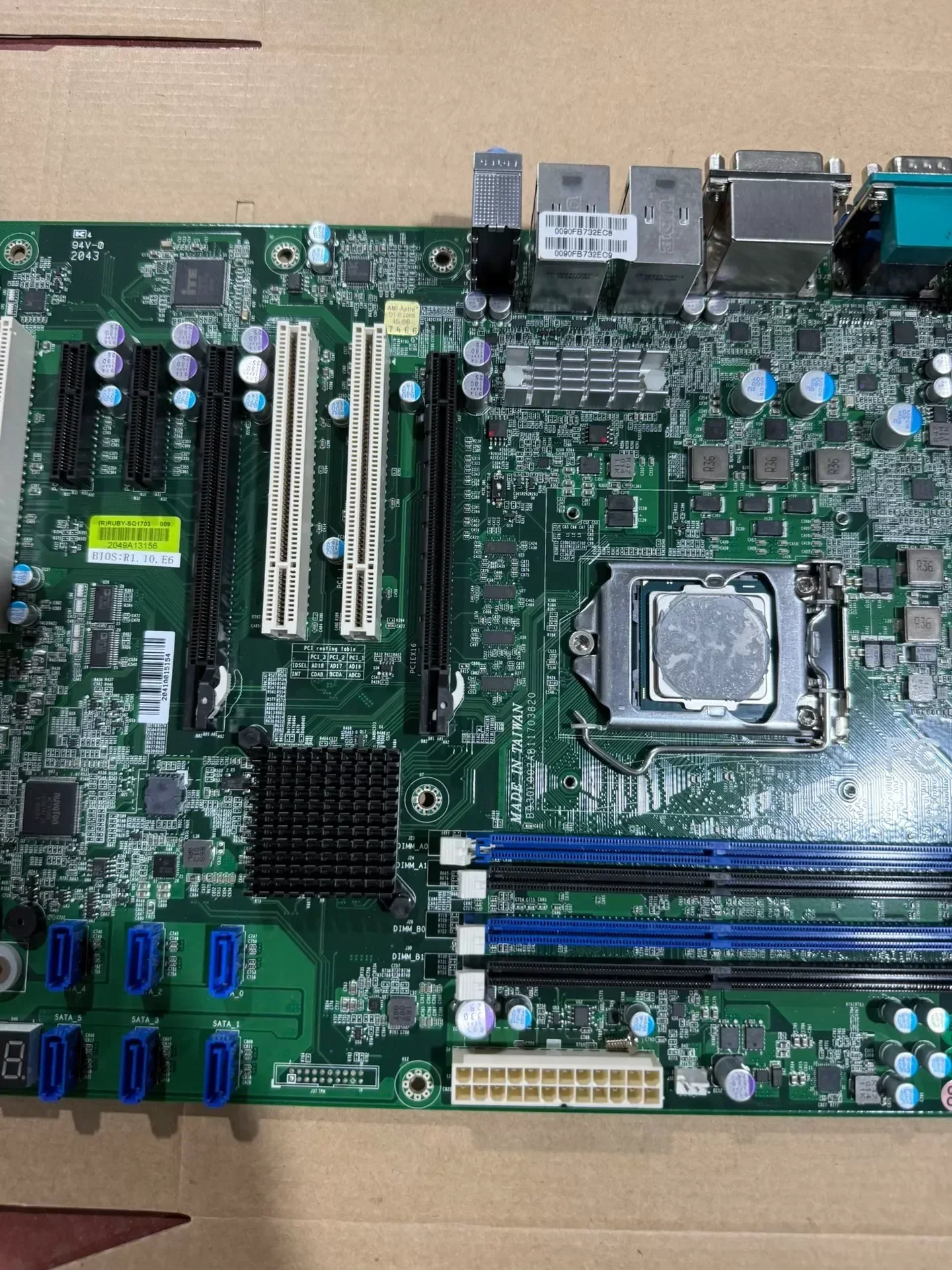Portwell RUBY-SQ1703 Industrial Control Board product photo 1
