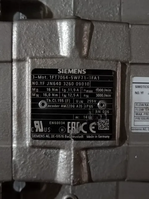 Siemens 1FT7064-5WF71-1FA1 Motor & Drive Component — product photo 26 of 32