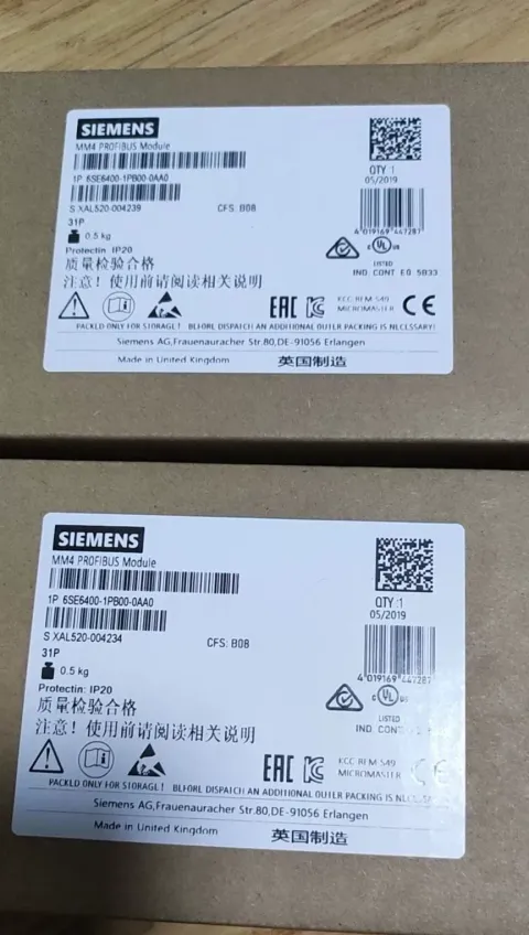 Siemens 6SE6400-1PB00-0AA0 Industrial Automation Component product photo 3