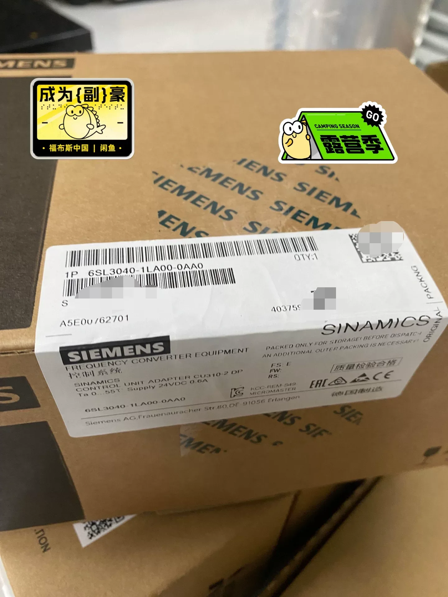 Siemens 6SL3040-1LA00-0AA0 Industrial Control Board product photo 1