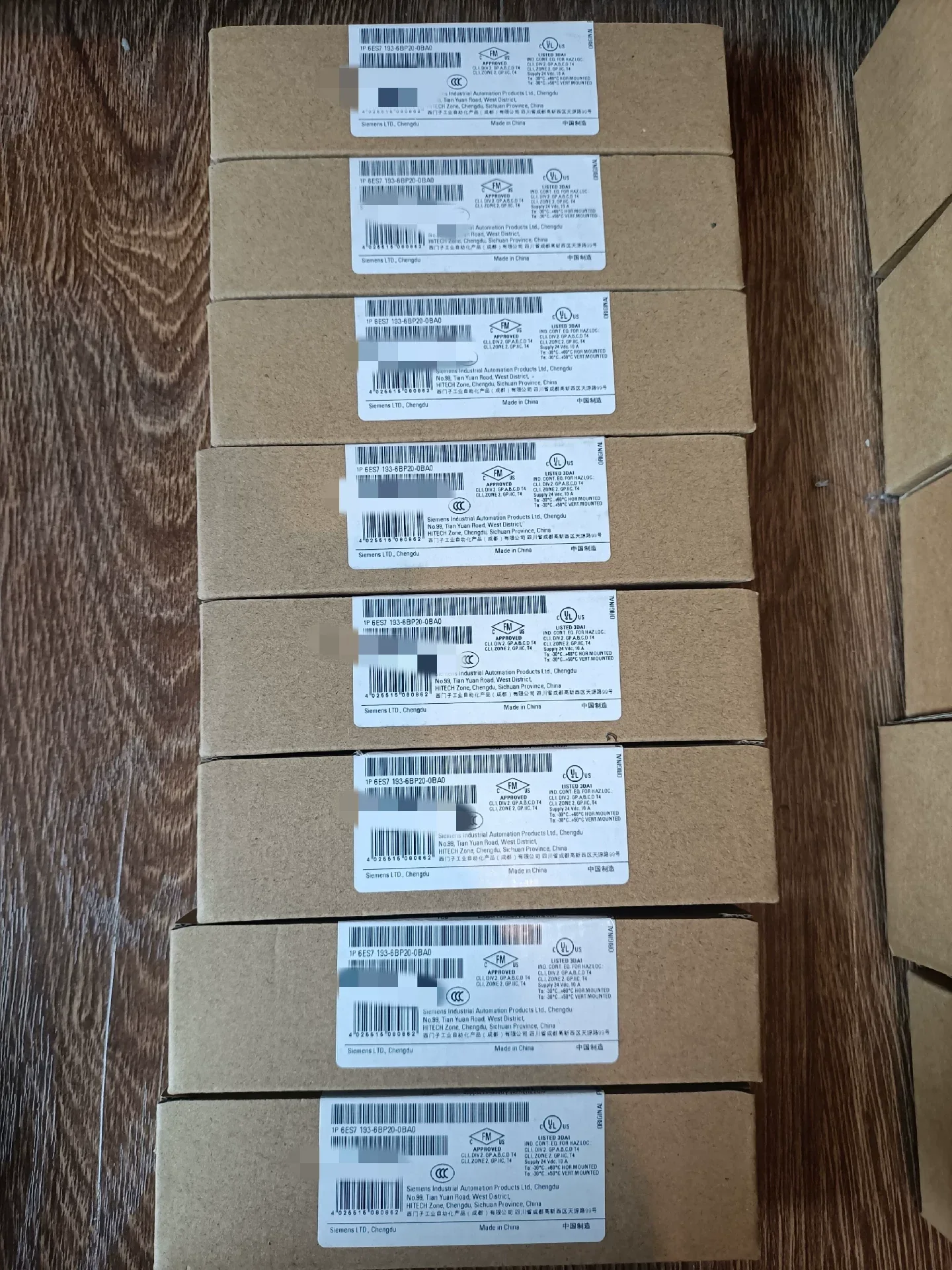 Siemens 6ES7 193-6BP20-0BA0 Industrial Automation Component product photo 1