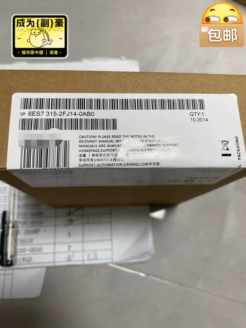 Siemens 6ES7315-2FJ14-0AB0 Industrial Automation Component product photo 1