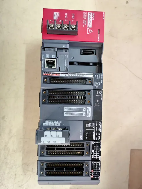 Mitsubishi Electric L61P-CM + L02CPU-CM + LD75P4-CM + LJ61BT11-CM + LX42C4-CM + LY42NT1P-CM PLC Module product photo 1
