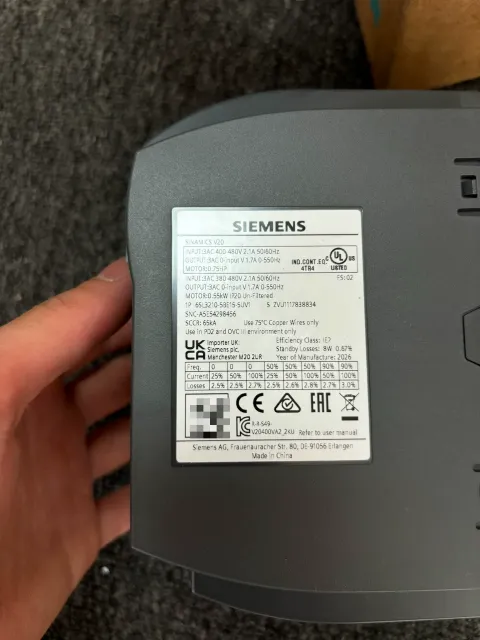 Siemens 6SL3210-5BE15-5UV1 Motor & Drive Component product photo 7