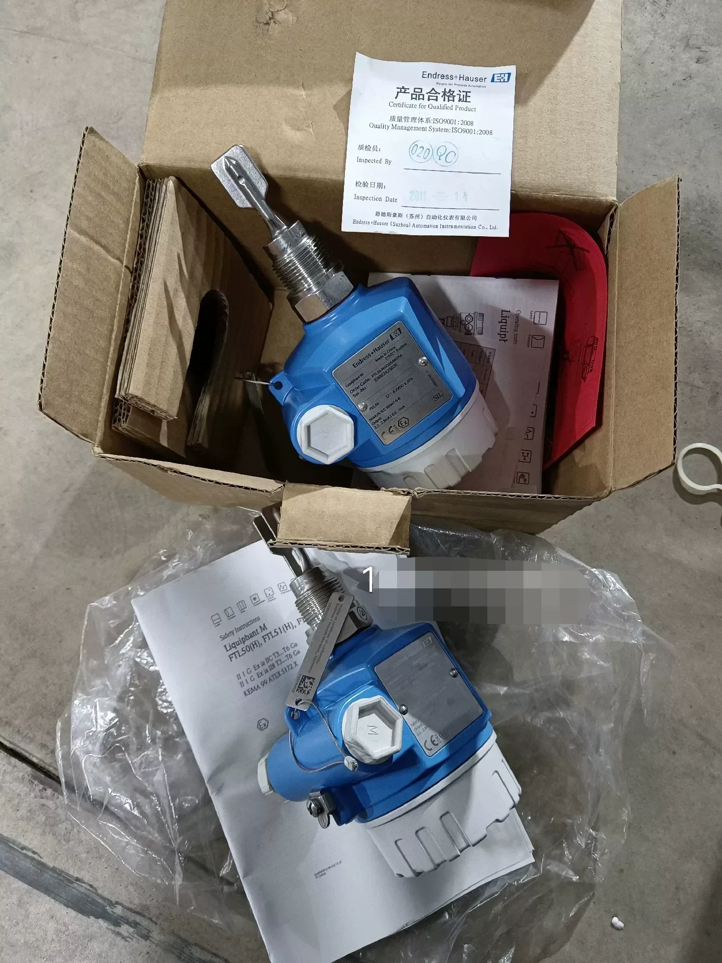 Endress+Hauser FTL50-HGQ2AA6G5A Industrial Sensor product photo 1