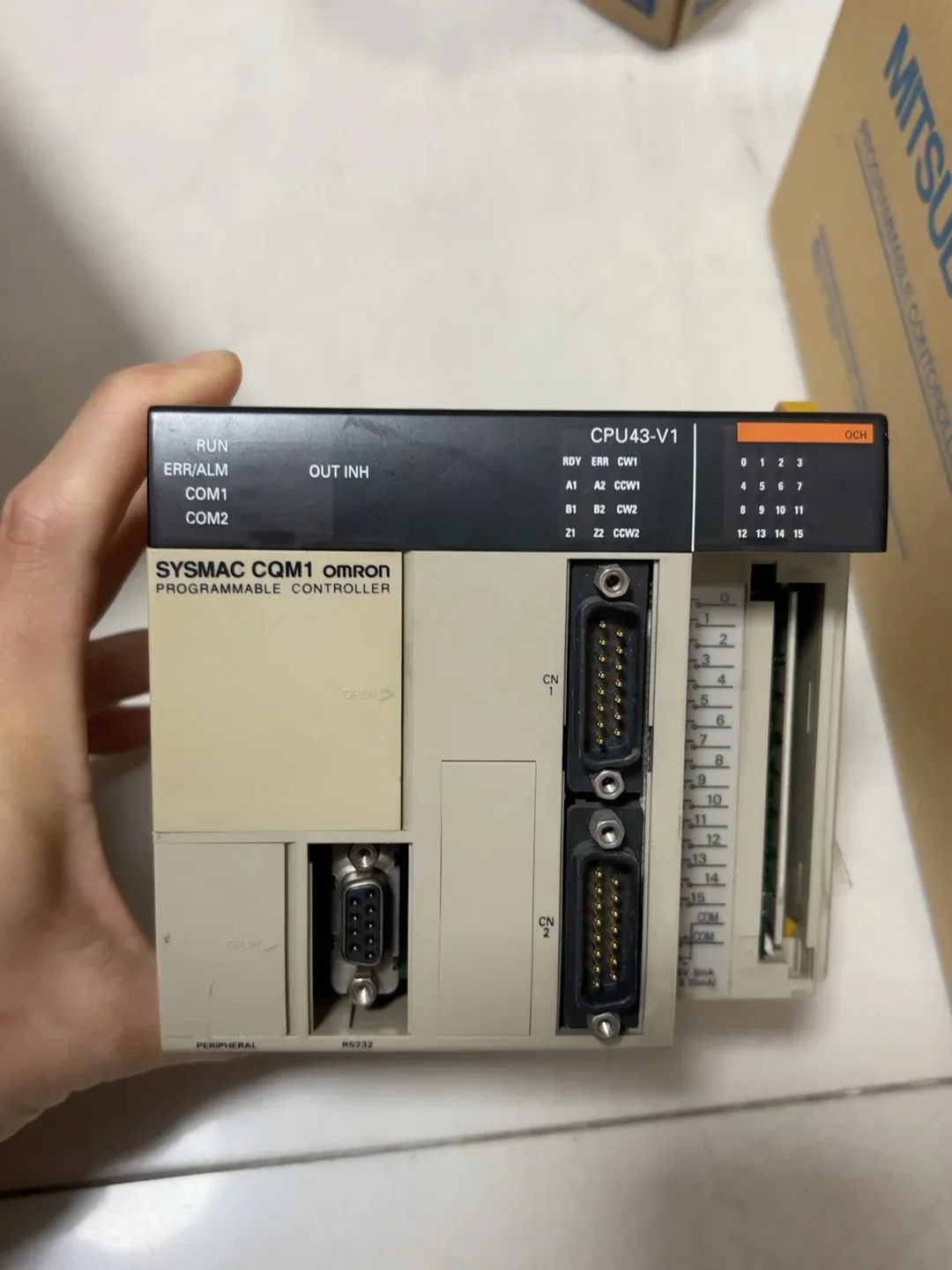 Omron CQM1-CPU43-V1 PLC Module product photo 1