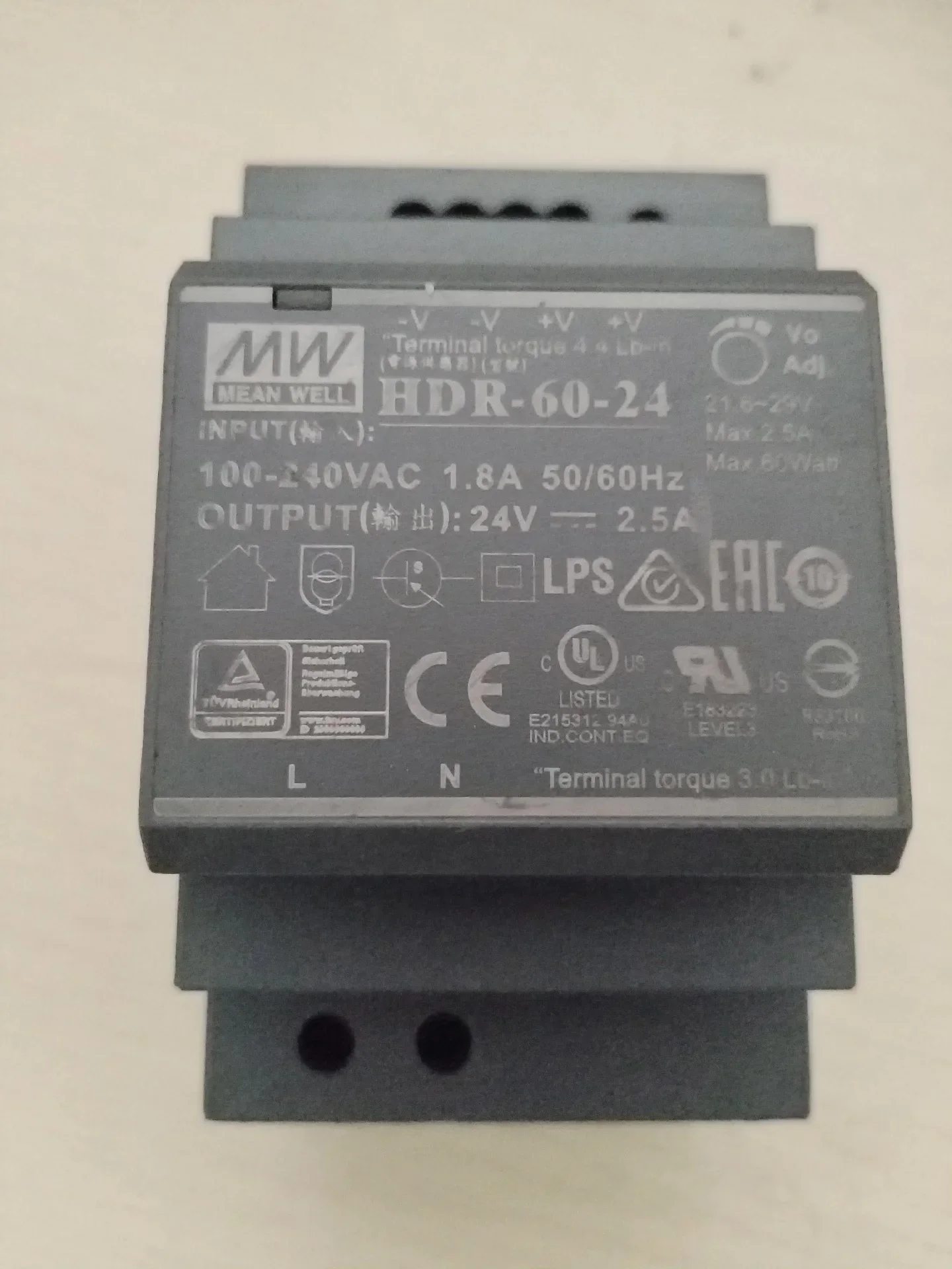 Mean Well HDR-60-24 Power Electronics Module product photo 1