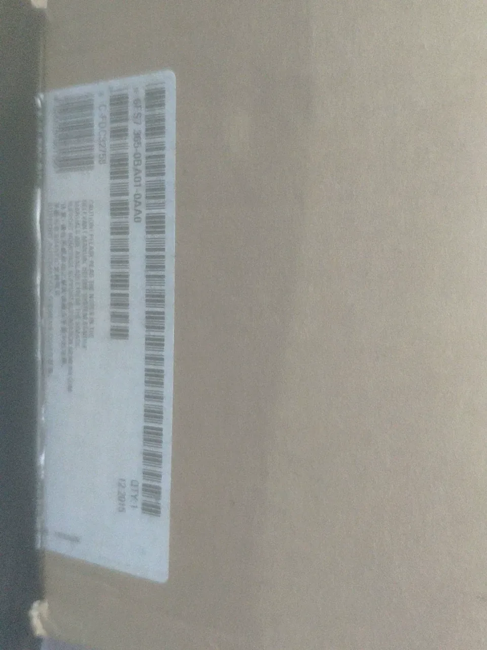 Siemens 6ES7365-0BA01-0AA0 PLC Module product photo 1