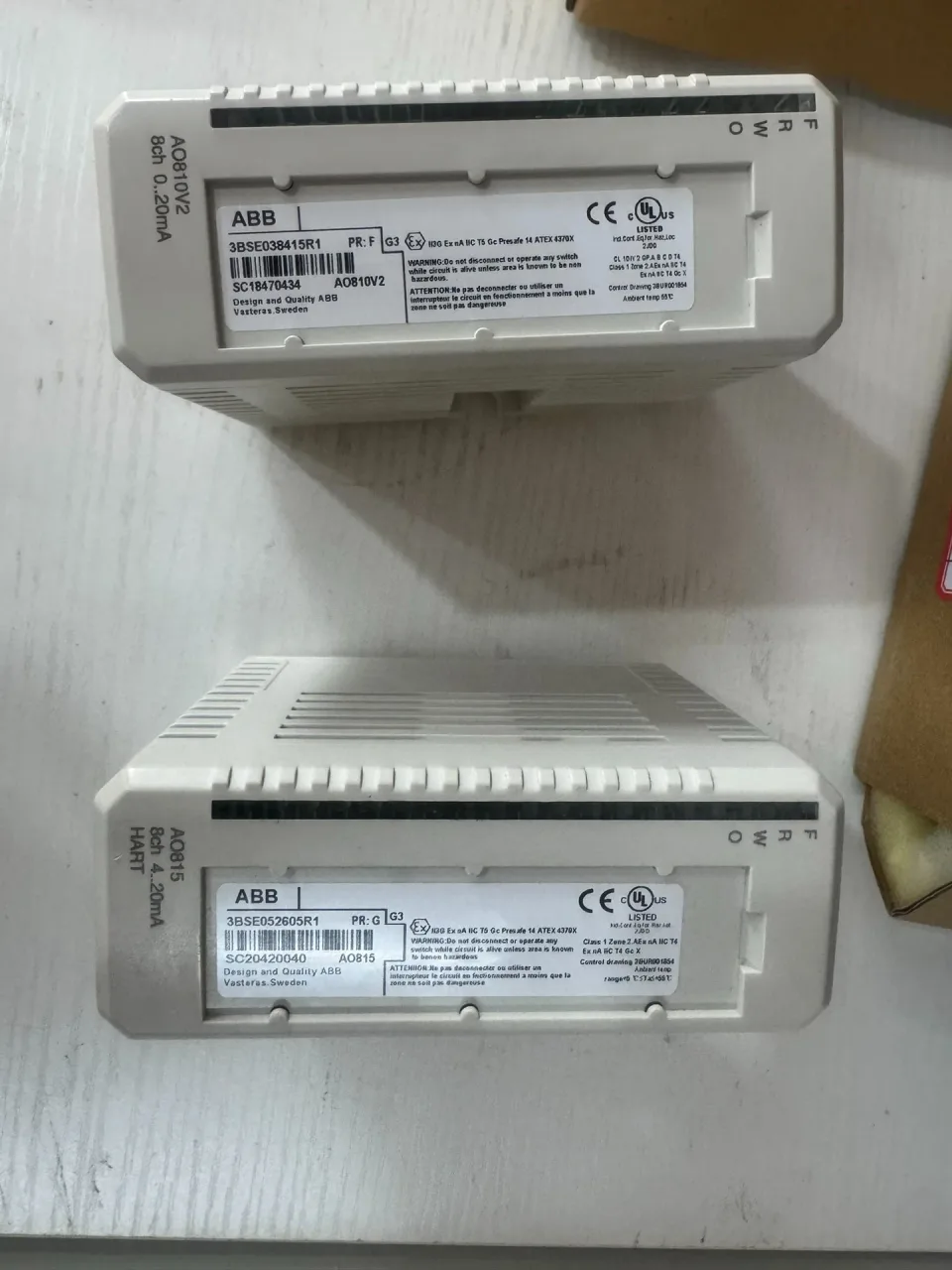 ABB 3BSE038415R1 (AO810V2); 3BSE052605R1 (AO815) Industrial Automation Component product photo 1