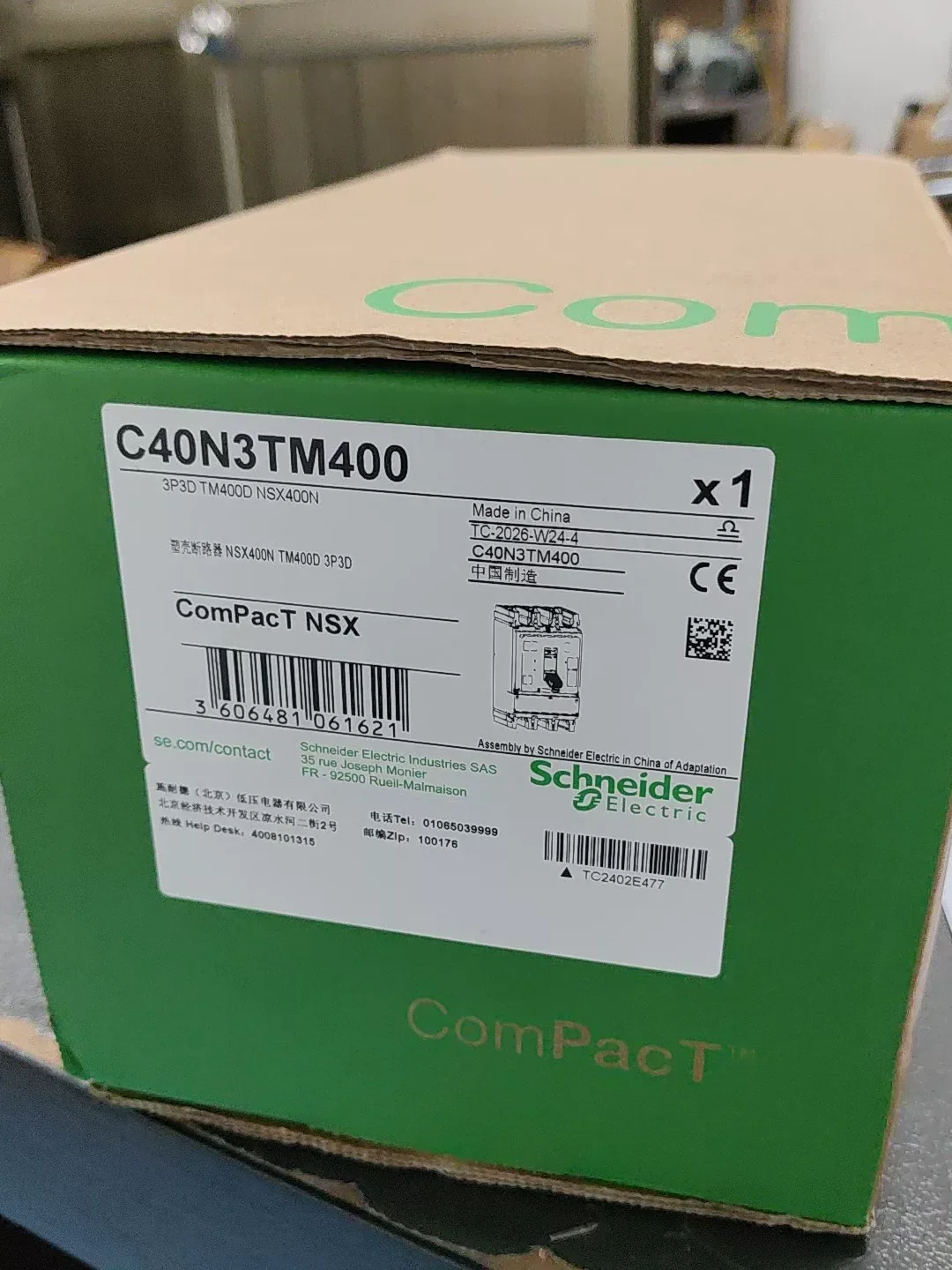 Schneider Electric C40N3TM400 Industrial Automation Component product photo 1