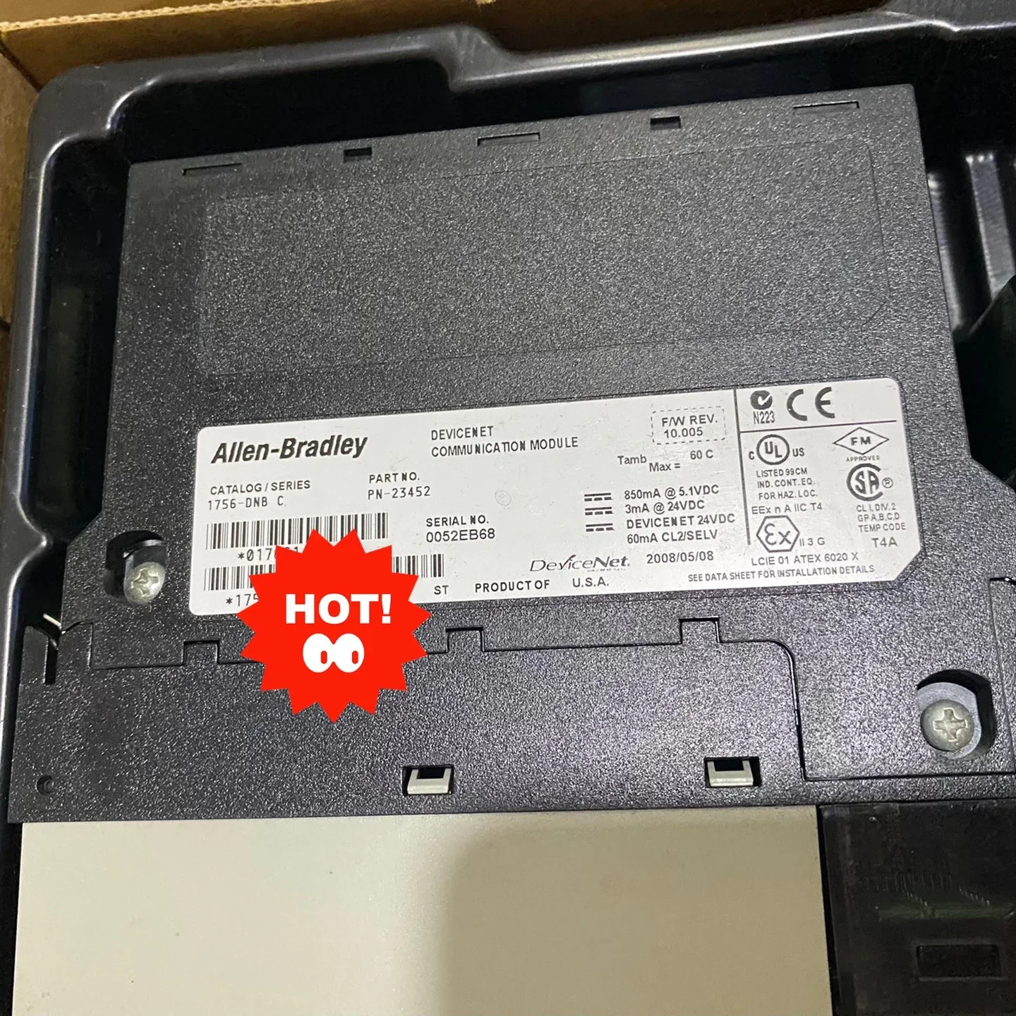Allen-Bradley 1756-DNB Series C Industrial Automation Component product photo 1